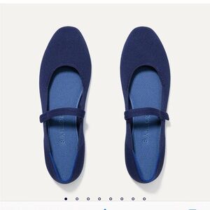 Rothy’s Navy Blue Square Mary Jane’s